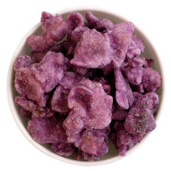 Candied violets.