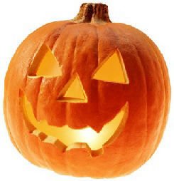 Folklore of Samhain, the jack-o' -lantern.